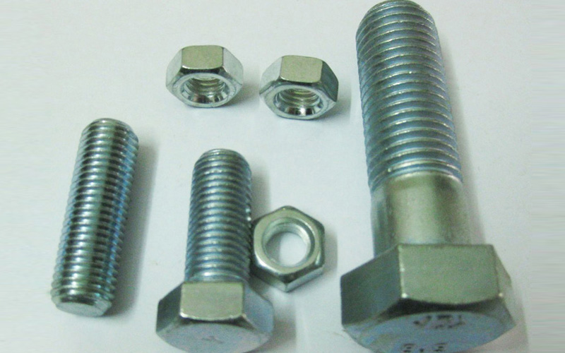 Bu lông cường độ cao mạ kẽm trắng